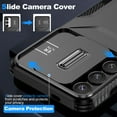 thumbnail image 6 of for Samsung Galaxy S23 Case with Built-in Camera Lens Slide Cover, Heavy-Duty Shockproof Rugged Case Heavy Duty Bumper Shockproof Phone Cover for Samsung Galaxy S23,Black, 6 of 7
