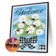 thumbnail image 2 of Cuadros Decorativos Diamante pintura crisantemo mariquita taladro completo Rhinestone mosaico arte imagen Likrtyny embutido en tela, 2 of 9