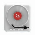 thumbnail image 2 of H3 Bluetooth CD Player Retro Vinyl Style Portable Speaker with Light for Home and Travel, 2 of 5