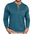 thumbnail image 2 of HAIJIE Mens Shirts work out shirts Casual Lightweight Summer T-Shirt mens beach shirts Cotton Short Sleeve casual shirts running shirts for men (Sky Blue,XL), 2 of 6