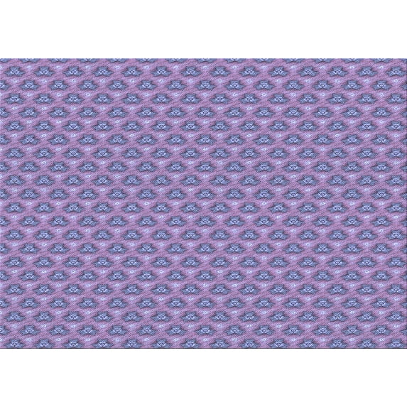 Ahgly Company Indoor Rectangle Patterned Purple Mimosa Purple Area Rugs, 7' x 9'