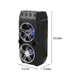 thumbnail image 3 of ZFYXGS Wireless Bluetooth Speaker, Speakers, Outdoor Portable High Volume Square Dance, USB Flash Drive, Memory Card, And Audio System, 3 of 6
