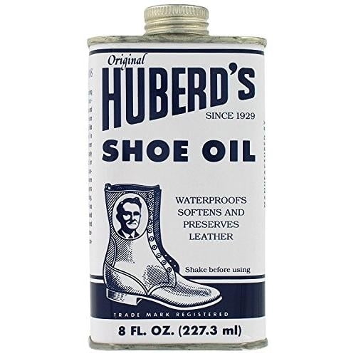 Huberd’s Shoe Oil - Leather conditioner and waterproofer since 1921. Easy pour formula waterproofs, softens, and conditions boots, shoes, bags, belts, gloves, saddles, tack and harness.