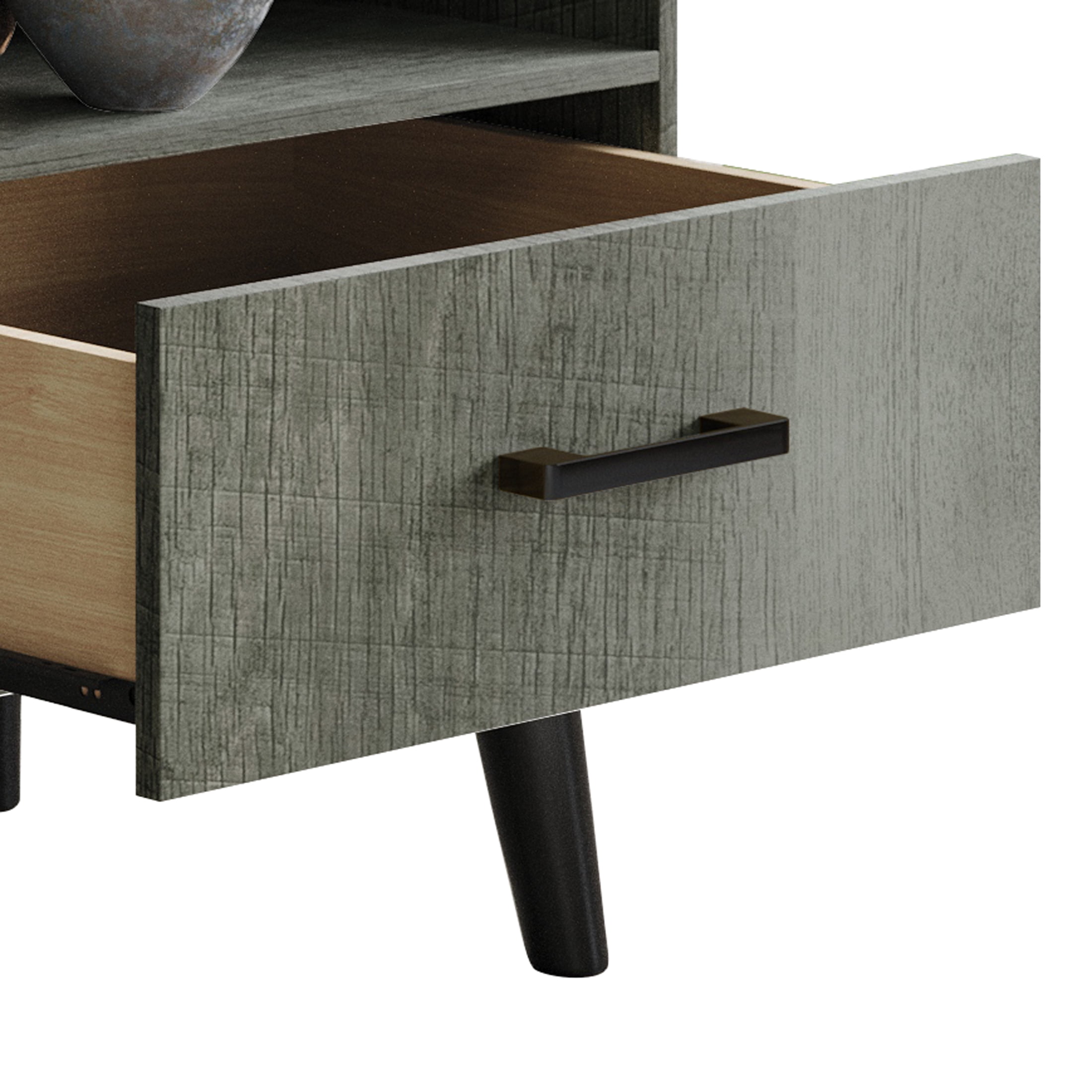 Castle Place Classic TV Stand Console for TVs up to 65", Grey
