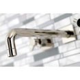 thumbnail image 4 of Kingston Brass KS6026DX Concord Two-Handle Wall Mount Roman Tub Faucet, Polished Nickel, 4 of 7