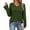 Army Green, variant on Womens V Neck Sweaters Fall Trendy Casual Long Sleeve Oversized Cozy Pullover Sweater Lightweight Knit Tops