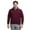 Velvet Maroon, variant on Men's Advantage Performance Quarter Zip Fleece Pullover Sweatshirt, Velvet Maroon
