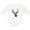 AA-White, variant on Inktastic Deer Head Hunter Boys or Girls Long Sleeve Baby Bodysuit