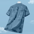 thumbnail image 3 of FRSASU Men's Casual Polo Shirts Short Sleeve Golf Quick Dry Print Performance Golf Collared T-Shirt Blue, 3 of 8