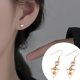 thumbnail image 5 of Sonducket Pendientes colgantes Personalidad Accesorios populares Pendiente geométrico Decoraciones para dama diario Colgante colgante para boda Ropa, zapatos y accesorios Miscelánea Oro rosa Sonducket AP010103-02B, 5 of 6