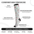 thumbnail image 2 of Sikiie Cute Flamingo 1 Pairs Compression Socks for Men and Women 15-20 mmHg Running Support Socks, 2 of 7