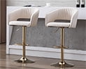 Cream - PU - Gold Legs