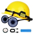 thumbnail image 2 of Fanático del casco duro,Ventilador portátil para cascos de seguridad,Ventilador portátil para construcción al aire libre,gorro de enfriamiento,Ventilador de casco con clip Ventilador de, 2 of 8