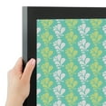 thumbnail image 4 of PinPix 34x22 Custom Cork Bulletin Board Floral Green Leaf Poster Board Has a Fabric Style Canvas Finish, Framed in Floral Green Leaf, by ArtToFrames (PinPix-554), 4 of 6