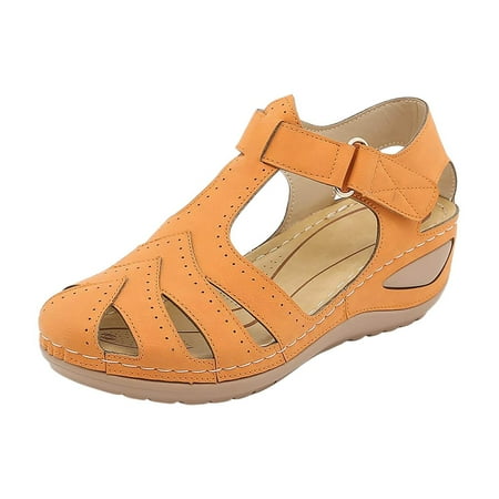 

Penkiiy Women s Ladies Girls Comfortable Hollow Round Toe Sandals Soft Sole Shoes