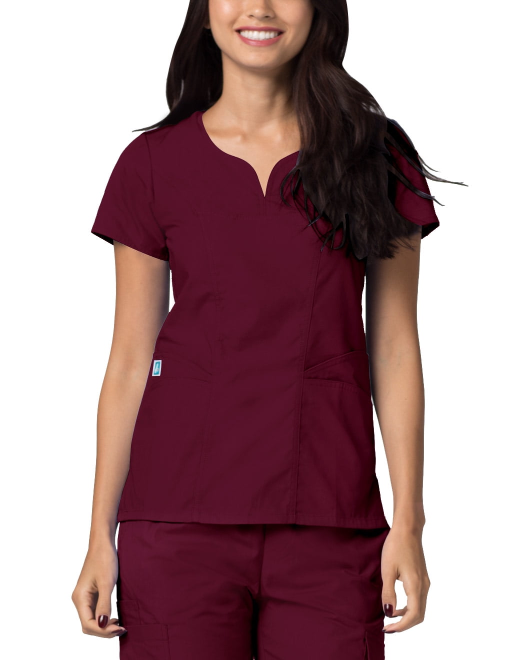 Adar Universal Scrubs For Women Curved Glamour Scrub Top Walmart Canada