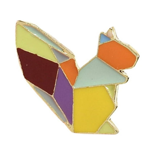 EeaseMX 3 broches esmaltados de ardilla de dibujos animados para ropa, bolsos, mochilas, chaquetas y sombreros (XZ015)