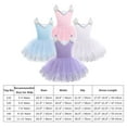 thumbnail image 5 of IBTOM CASTLE Toddler Girls Ballet Leotards Sequin Flower Camisole Ballet Dance Dress Tulle Tutu Skirt Leotard Ballerina Dancewear 11-12 Years Blue, 5 of 8