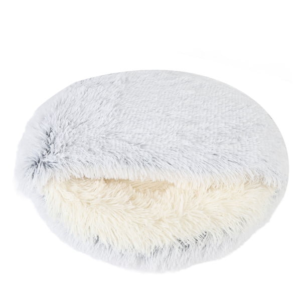 Cama Redonda Para Cueva De Gatos, Cama Suave Para Cueva De Gatos Semicerrada Para Interiores
