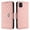 Coralpink, variant on Faux Leather Wallet Case Compatible with Samsung Galaxy A05 | Classic Wrist Strap Flip Case | Ultra Slim Card Slots Stand Function Shockproof Phone Cover for Samsung Galaxy A05 - Black