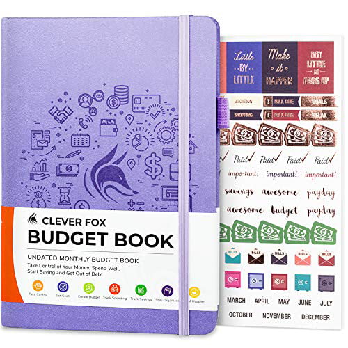 undatiert Clever Fox Budget Planner 14.25 X 21 cm Roségold Start Anytime Monthly Budgeting Journal Expense Tracker Notebook Finance Planner & Accounts Book to Take Control of Your Money A5 Undated 