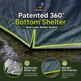 thumbnail image 6 of Sophia & William 12 Person Camping Tent 16x11FT All-Weather Large Family Cabin Tent with 3 Rooms and 6 Mesh Windows, Blue, 6 of 11