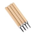 thumbnail image 1 of Juego de cuchillos para tallar, 4 piezas de cuchillos para tallar madera, juego de cuchillos para tallar madera, hecho para durar, 1 of 9