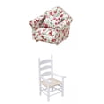 thumbnail image 1 of Moderna 1:12, Sofá Individual en Miniatura, Silla de , Suministros para Decoración de Dormitorio, 1 of 9