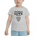 thumbnail image 2 of I'm Told I love Billiard Cute Toddler T Shirts for Boys Girls (Gray, Youth M), 2 of 5
