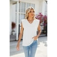thumbnail image 5 of XCHQRTI Women's Casual Cap Sleeve Tank Tops Summer Trendy Dressy Sleeveless Vest Ladies Tee Tops, 5 of 9