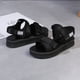 thumbnail image 2 of Zapatos de verano, sandalias de plataforma para mujer, zapatos de cuña informales suaves con punta abierta para mujer, sandalias de playa, sandalias cómodas 202336 Gao Jinjia LED, 2 of 2