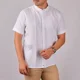 thumbnail image 5 of Camisa Guayabera Yucateca Lino Bordado Cuello Mao M Cuzama, 5 of 5