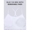 thumbnail image 3 of ANFERRY Maternity Tank Tops for Women Seamless Side Ruched Camisoles with Built in Bra Scoop Neck Y Back Pregnancy Basic Shirt, 3 of 10