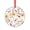 Pattern-3, variant on Watercolor Pineapple Xmas Ornament Fruit Pineapple Christmas Tree Glass Ornament for Xmas Tree