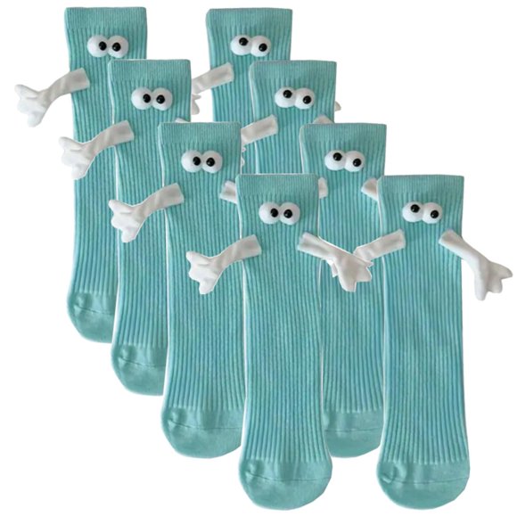 Medias Magneticas VentDepot MagSoxGreen Mint 4Pares Verde Menta 5-9.5US