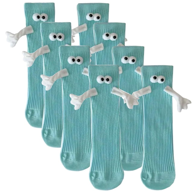 Medias Magneticas VentDepot MagSoxGreen Mint 4Pares Verde Menta 5-9.5US