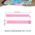 thumbnail image 2 of Uxcell Sealing Clips, Plastic Bag Clip Clamp Sealer for Food Storage Snack Bag Kitchen Pink, 2 of 6
