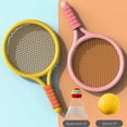 thumbnail image 4 of Clearance! JMYHOAM Children Badminton Racket Set Double Tennis Rackets Parent Child Interactive Indoor Outdoor Elementary School Students Sports Toy Gift, 4 of 9
