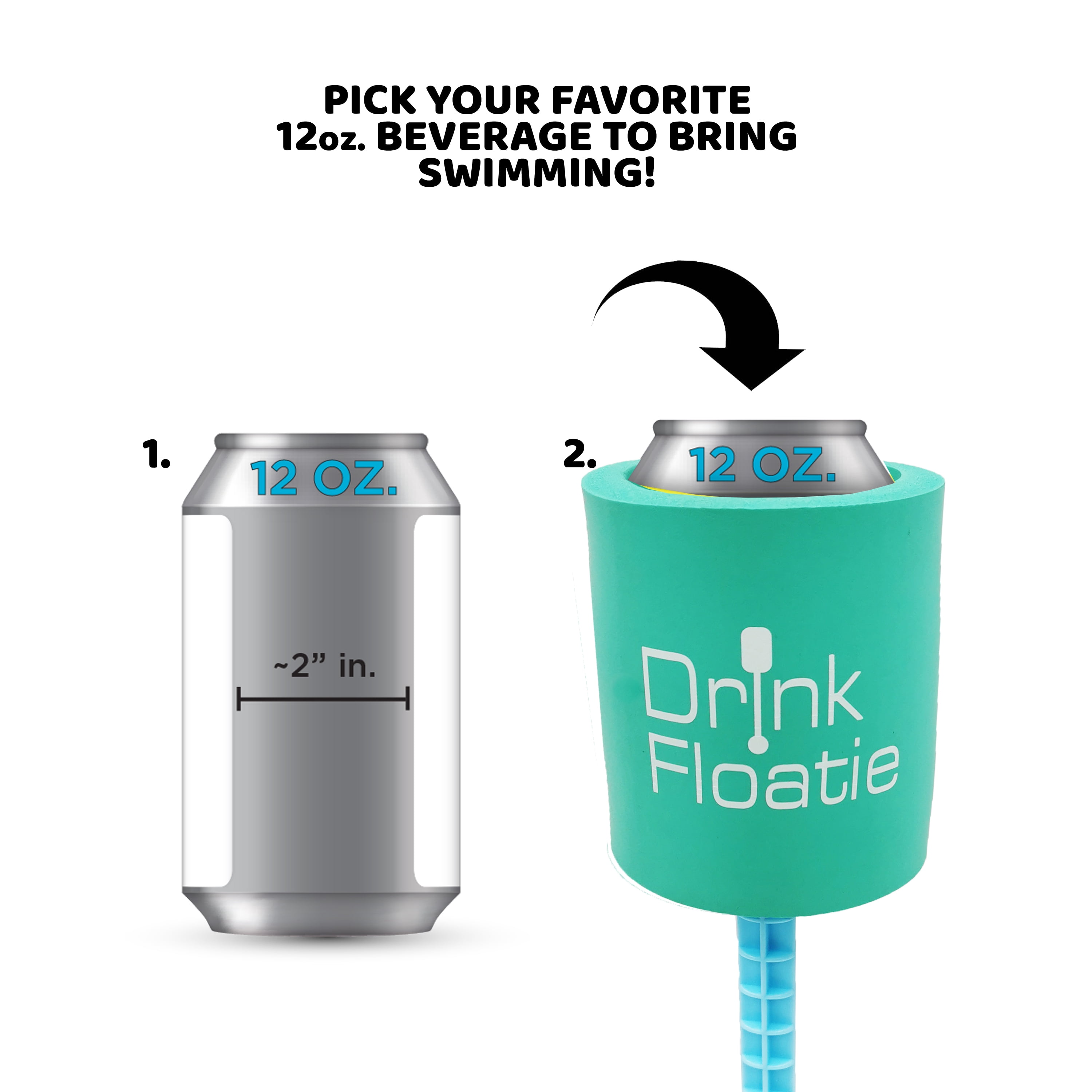 Buy Ozark Trail Can Drink Lake Float with 10 Weighted Stick Adult Green