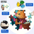 thumbnail image 6 of 500 pieces of vertical paper jigsaw puzzle - Fishing, with dimensions of 15 x 20.5 inches., 6 of 10