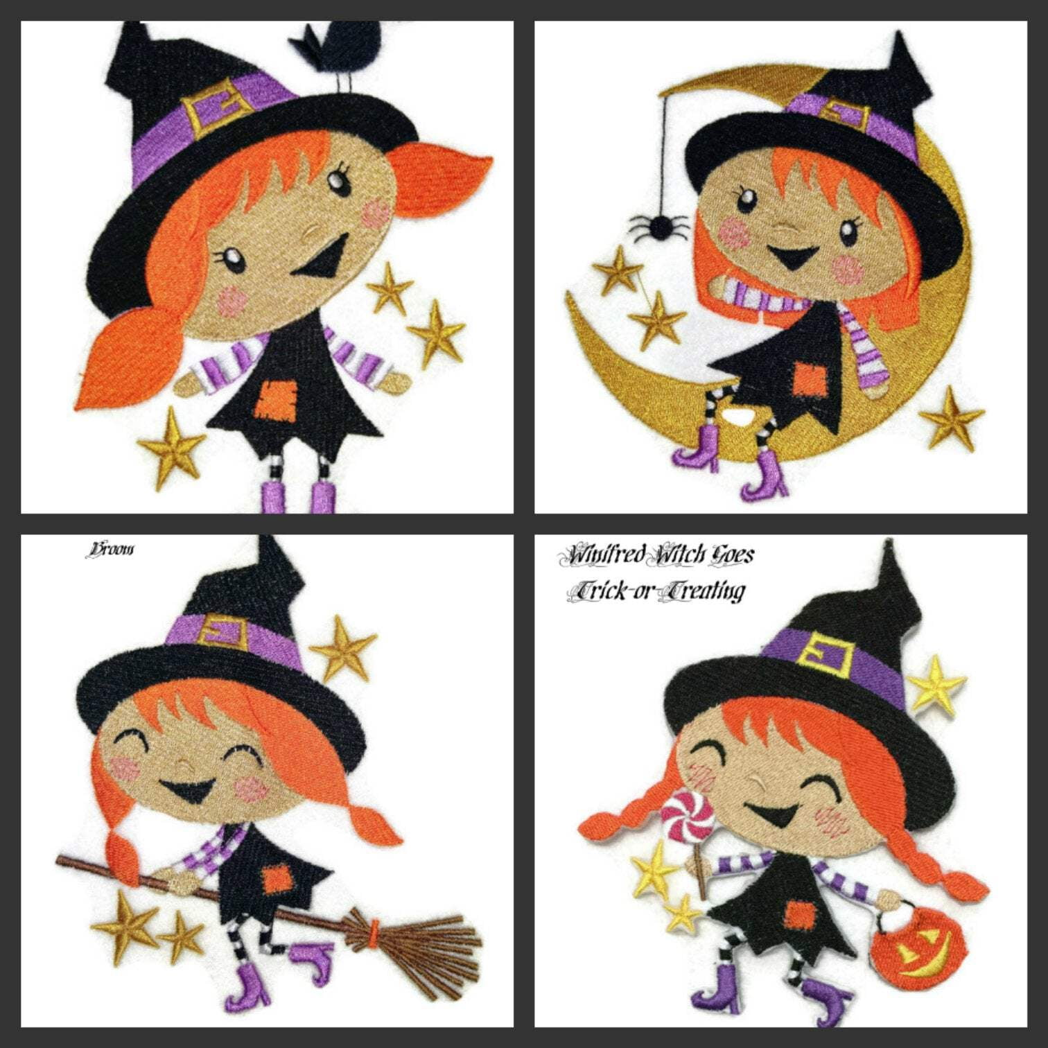 BeyondVision Custom And Unique Happy Halloween [Boo Crew Bat ] Embroidered Iron on/Sew patch [6.44x4.84]