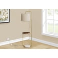 thumbnail image 1 of Monarch Specialties Lighting, 67"h, Floor Lamp, Usb Port Included, Brass Metal, Beige Shade, Contemporary, 1 of 3