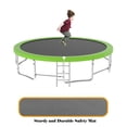 thumbnail image 5 of Leumius 16FT Trampoline with Basketball Hoop,Heavy-Duty Outdoor Trampoline with Enclosure Net,Upgraded Kids Recreational Trampoline for Kids and Adults,Green, 5 of 8