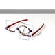 thumbnail image 5 of 2 Pack Magnifying Makeup Glasses Eye Make Up Spectacles Flip Down Lens Folding Cosmetic Womens Reading Glasses +2.50, 5 of 5
