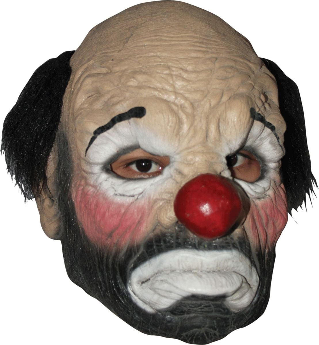 Black and White Hobo Style Clown Men Mask Costume Accessory Walmart