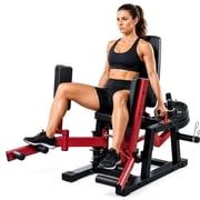 Danrelax Hip Abductor Machine, 2-in-1 Glute Trainer, 3D Curved Motion 600 LB Plate-Loaded Inner and Outer Thigh Trainer With Adjustable Positions for Glutes, Hips, Legs, and Home Gym Workouts