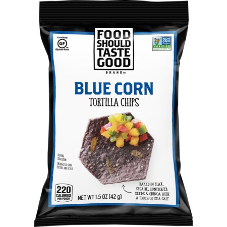 Food Should Taste Good Blue Corn Tortilla Chips