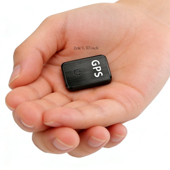 0.8 inch!Hidden Mini GPS Tracker for Vehicles Portable Real Time Magnetic Tracking Device Car Full Global Coverage Location Kids Dogs Trucks Person No Subscription Required Monthly Fee (Mini Size ﻿)