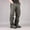 #Army Green, variant on DPTALR Men's Solid Color Multiple Pockets Casual Loose Cargo Pants,Army Green,Big and Tall Men 29