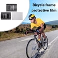 thumbnail image 2 of Carbon Fibre/ Clear Vinyl Cycle cable rub frame protector Sticker patches B8, 2 of 9